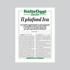 IL PLAFOND IVA
