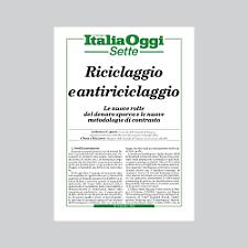 RICICLAGGIO E ANTIRICICLAGGIO