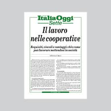 IL LAVORO NELLE COOPERATIVE