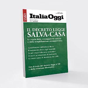 IL DECRETO LEGGE SALVA CASA