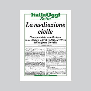 LA MEDIAZIONE CIVILE
