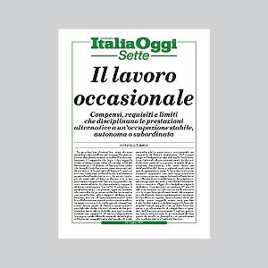 Il lavoro occasionale