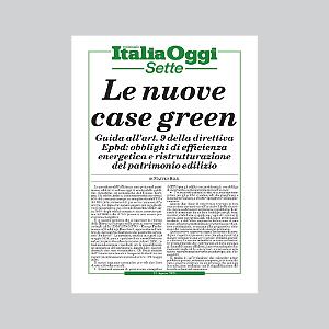 LE NUOVE CASE GREEN
