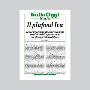 Il plafond Iva